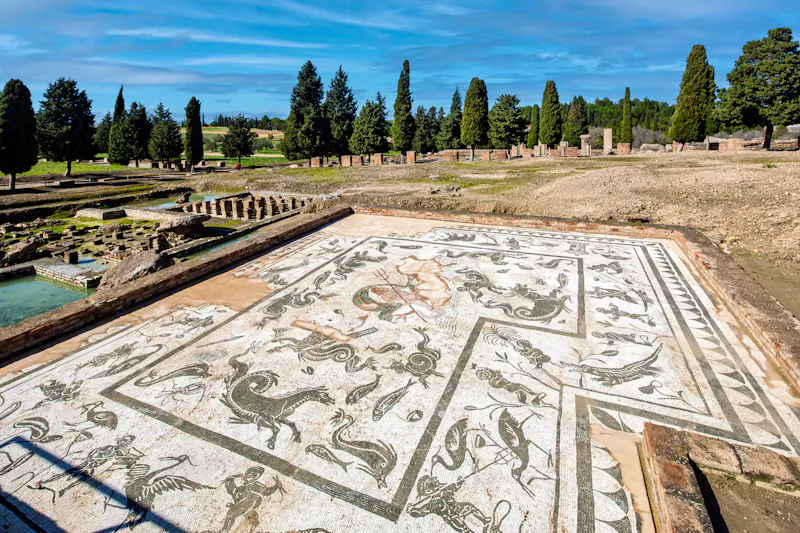 Ausgrabungsstätte Italica - römische Spuren in Andalusien - &copy;Felipe Rodríguez - stock.adobe.com