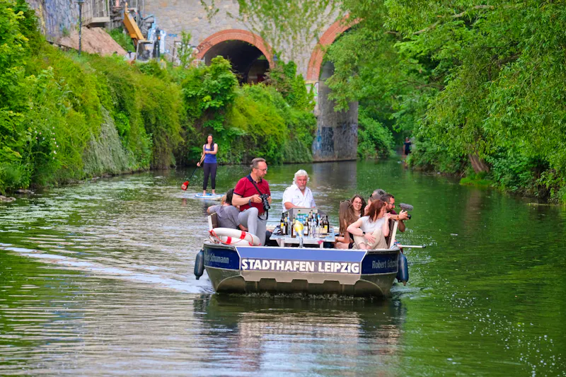 Bootsfahrt vom Stadthafen Leipzig - &copy;Stadthafen Leipzig - Rico THUMSER