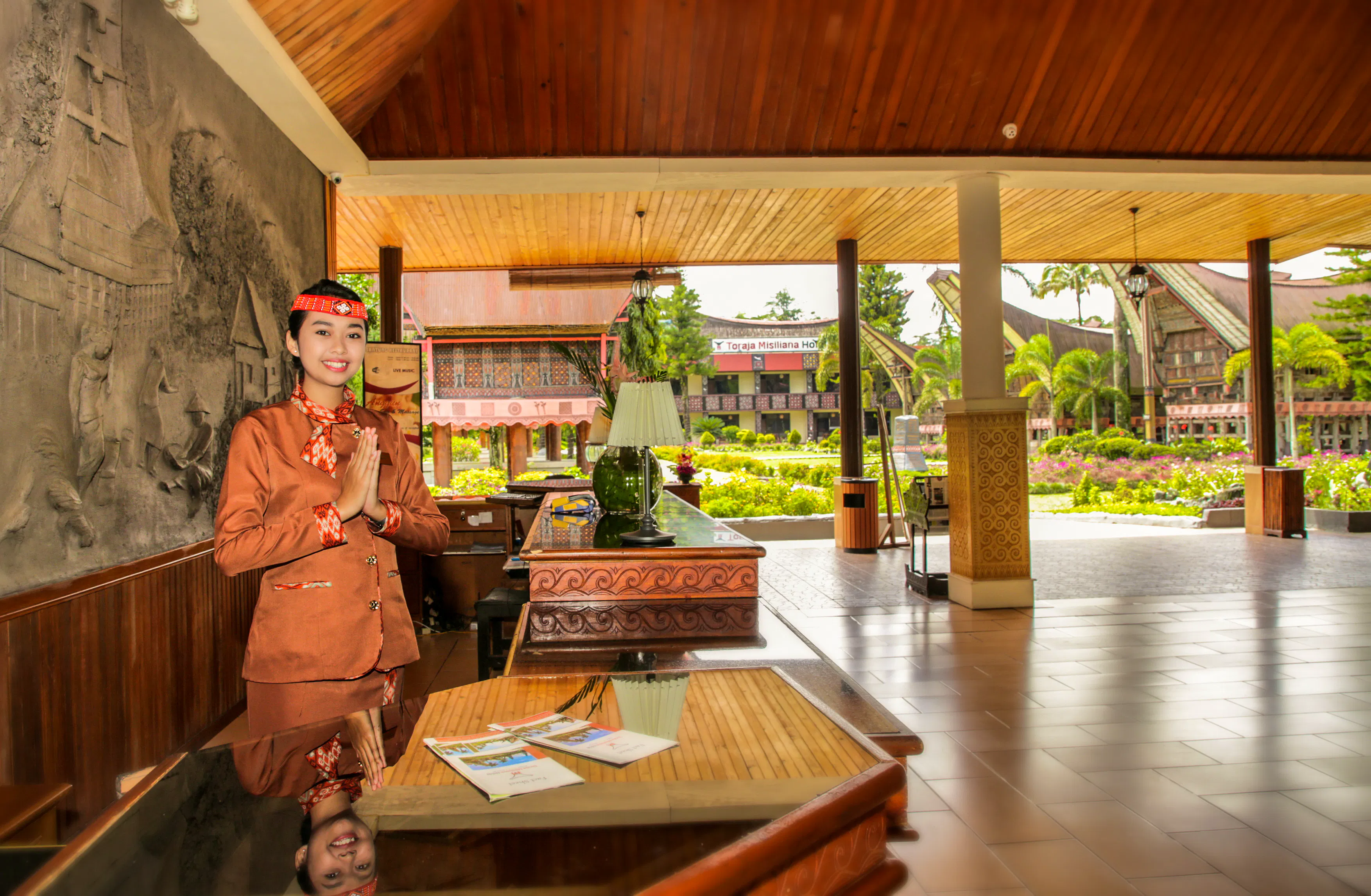 Toraja Misiliana Hotel in Rantepao, Indonesien - Rezeption &nbsp;&ndash;&nbsp;&copy;&nbsp;Toraja Misiliana Hotel