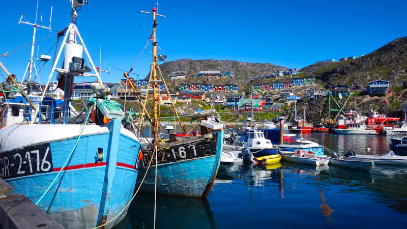 Hafen von Qaqortoq in Grönland - &copy;Georgios - stock.adobe.com