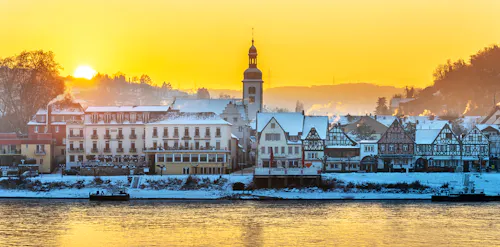 Bad Breisig im Winter Panorama &ndash; &copy; David Schartner - stock.adobe.com