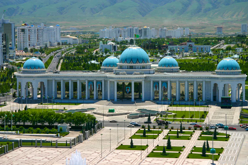 Stadtzentrum von Aschgabat in Turkmenistan - &copy;Yz-Wu - stock.adobe.com