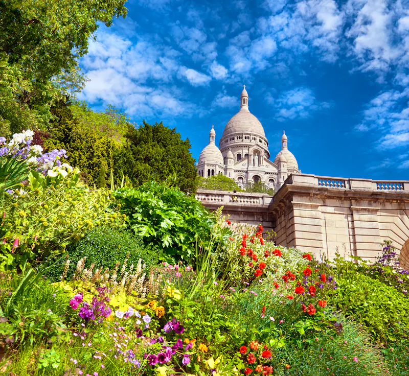 Paris - Viertel Montmartre mit der Basilika Sacre Coeur - &copy;tilialucida - stock.adobe.com