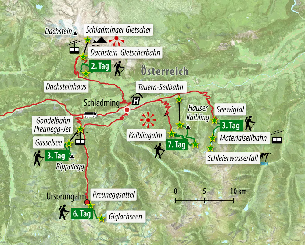 Ihre Reiseroute &ndash; &copy; Eberhardt TRAVEL