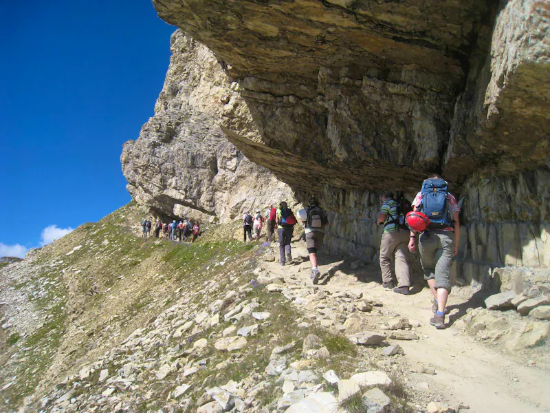 Klettersteig am Lagazuoi - &copy;Jürgen Schmeißer - Eberhardt TRAVEL