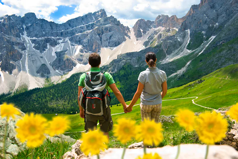 Wandern in den Dolomiten - &copy;diavoletto - stock.adobe.com