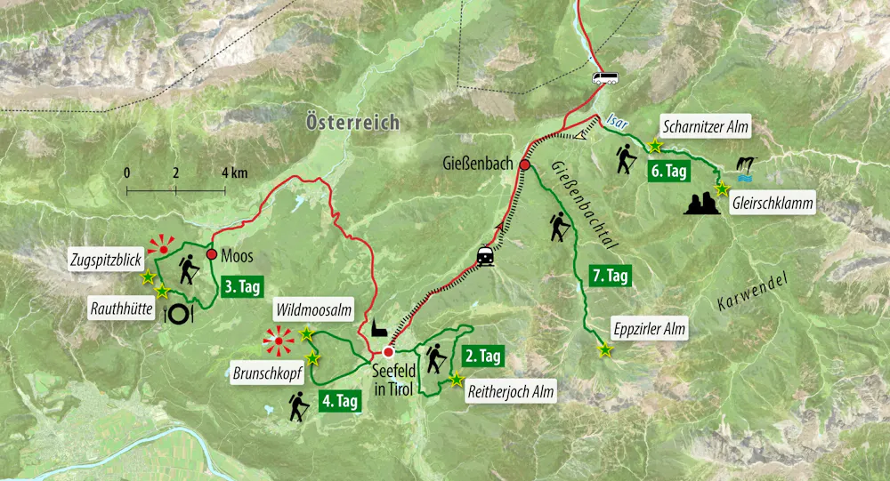 Ihre Reiseroute &ndash; &copy; Eberhardt TRAVEL