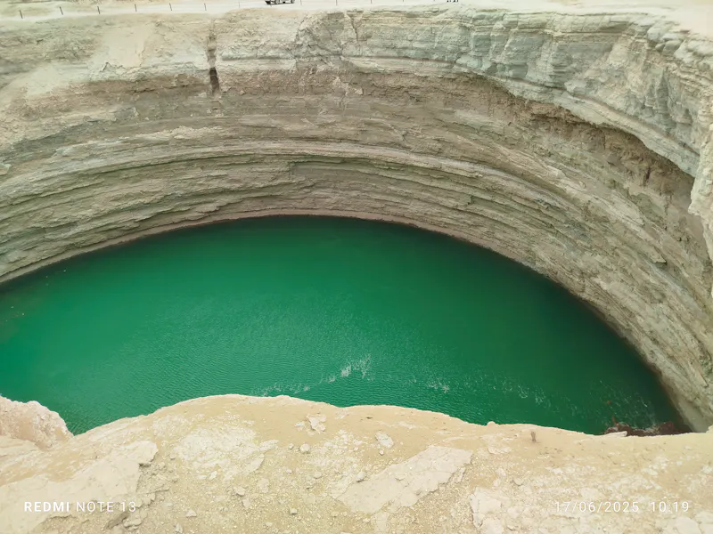 Darwaza Wasserkrater in Turkmenistan - &copy;Foto von Andrej Kulikov
