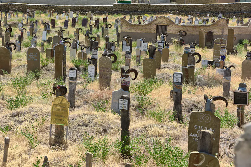 Nohur Stammesfriedhof in Turkmenistan - &copy;Foto von Andrej Kulikov
