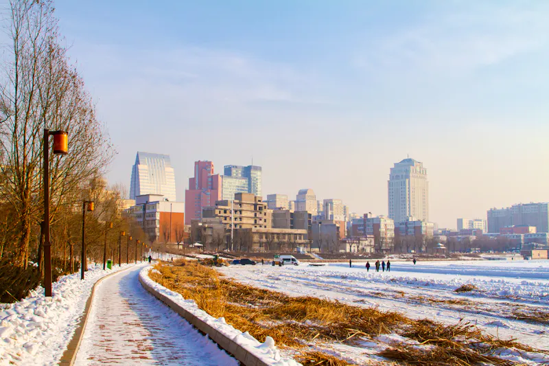 Changchun in der Winterzeit in jilin, China  - &copy;Daniel - stock.adobe.com