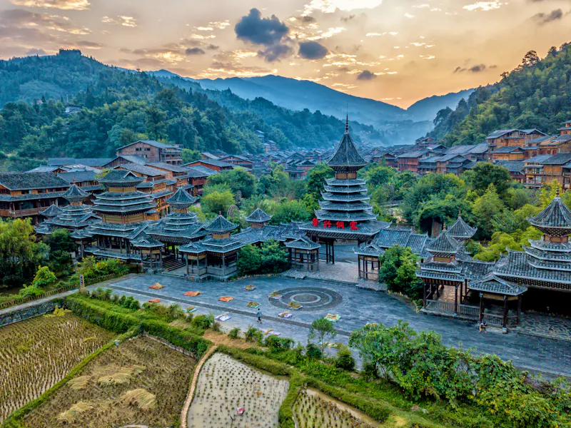 Dong-Dorf Zhaoxing in Guizhou, China  - &copy;jasonyu - stock.adobe.com