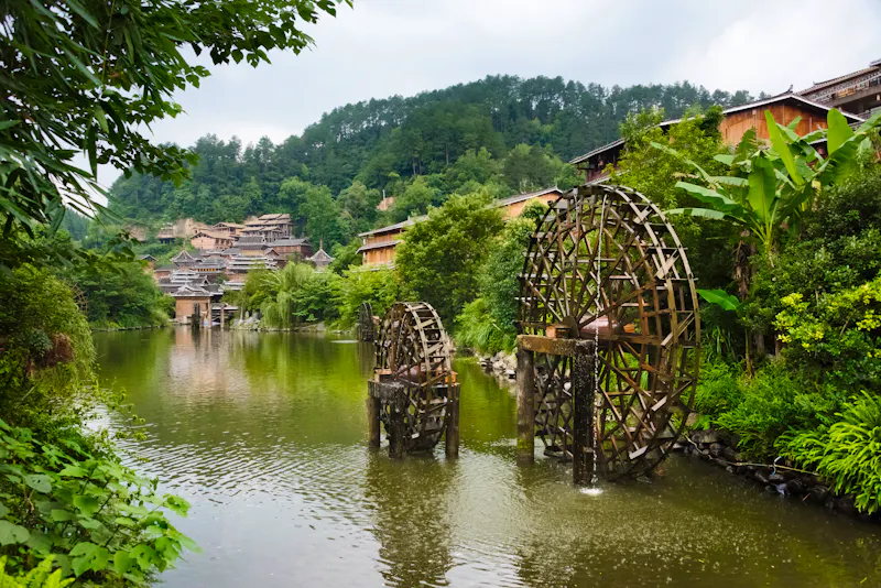 Dong-Dorf Zhaoxing in Guizhou, China  - &copy;Danita Delimont - Adobe Stock