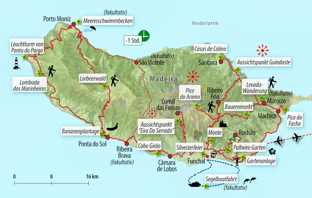 Ihre Reiseroute &ndash; &copy; Eberhardt TRAVEL