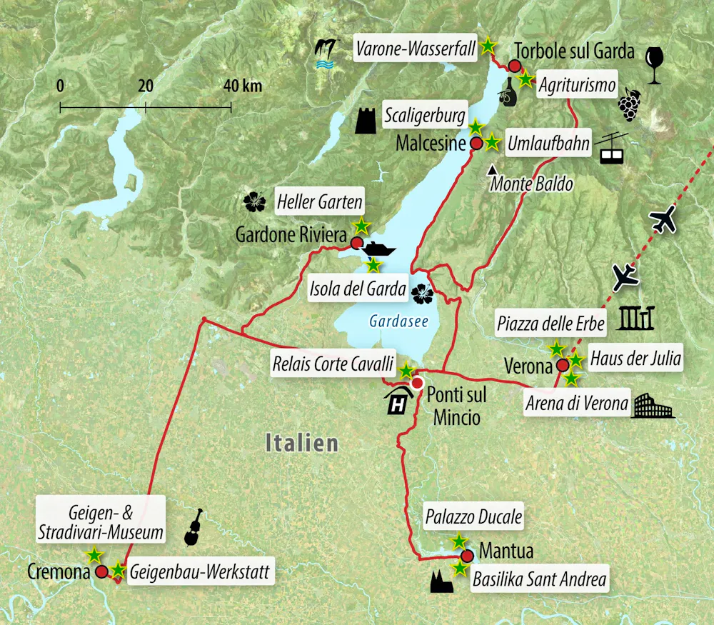 Ihre Reiseroute &ndash; &copy; Eberhardt TRAVEL