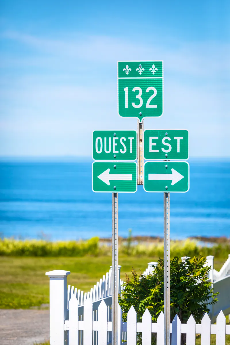 Route 132 auf der Gaspésie-Halbinsel - &copy;Mathieu Dupuis, Le Quebec maritime