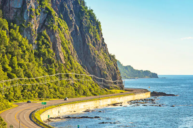Route 132 auf der Gaspésie-Halbinsel - &copy;Mathieu Dupuis, Le Quebec maritime