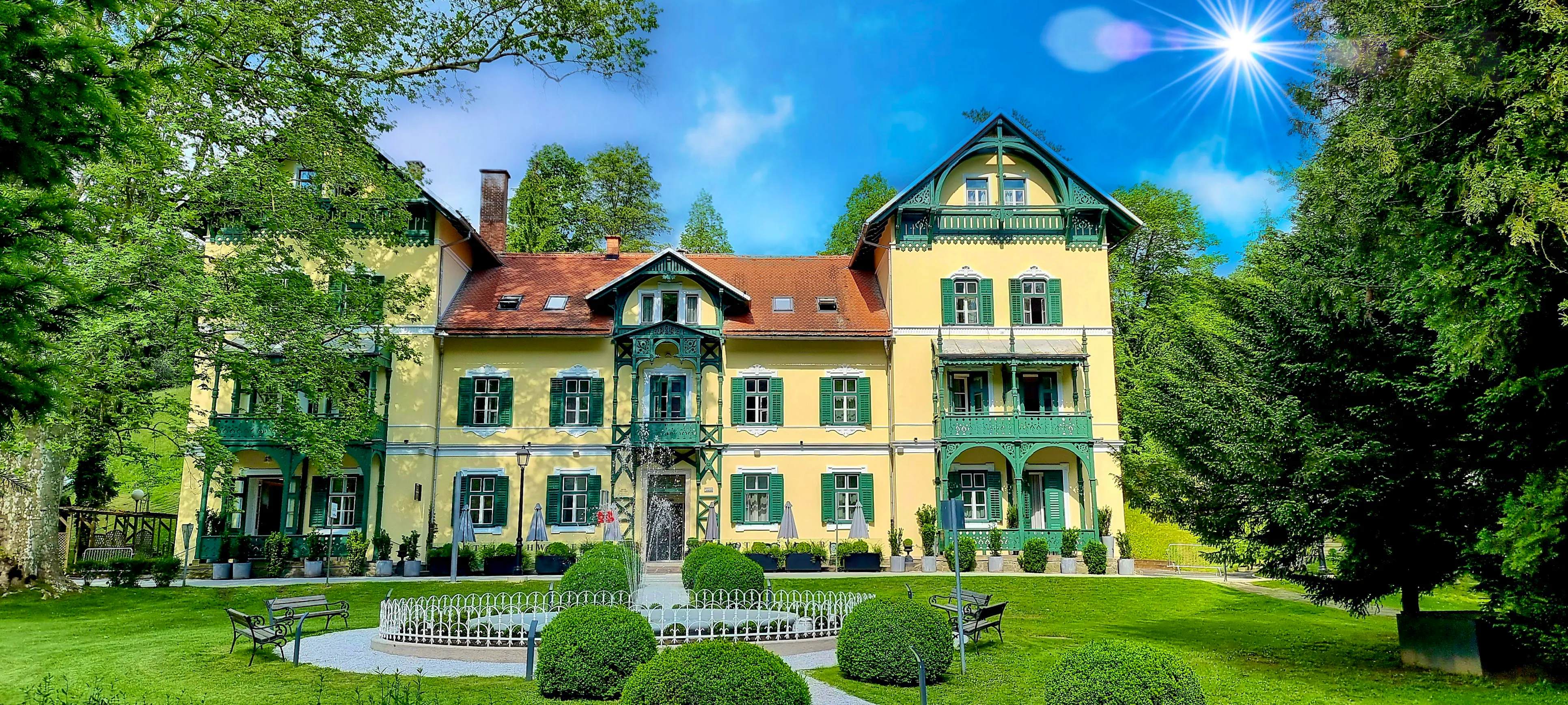 Hotel Svicarija in Dobrna - Außenansicht&nbsp;&ndash;&nbsp;&copy;&nbsp;Terme Dobrna