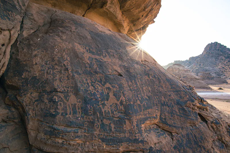 Petroglyphen in Ha'il, Saudi-Arabien  - &copy;JoergSteber - stock.adobe.com
