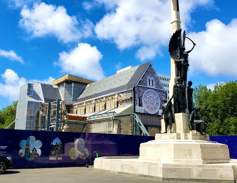 Christchurch, Ruine der Kathedrale - &copy;Martina Wegener - Eberhardt TRAVEL