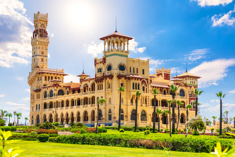 Montaza-Palast in Alexandria, Ägypten  - &copy;AlexAnton - stock.adobe.com