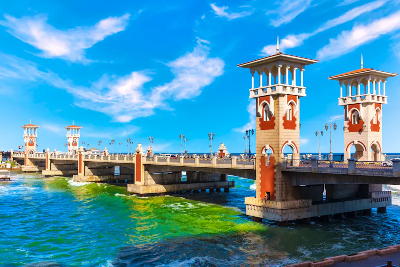 Stanley-Brücke in Alexandria, Ägypten  - &copy;AlexAnton - stock.adobe.com