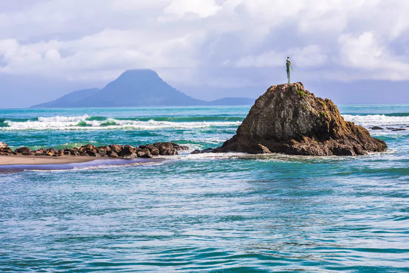  The Lady on the Rock  remembering the Maori women of Mataatua  Whakatane Bay  Bay of Plenty  North Island  New Zealand - &copy;Matthew Williams-Ellis  www matthewwilliams-ellis com