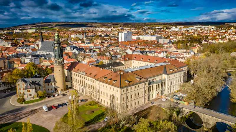 Weimar - Blick auf das Stadtschloss - &copy;Chemnitz von oben - Adobe Stock