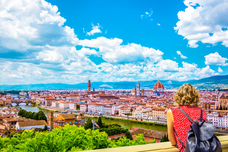 Florenz - Aussicht auf die Stadt vom Piazzale Michelangelo - &copy;lara-sh - stock.adobe.com