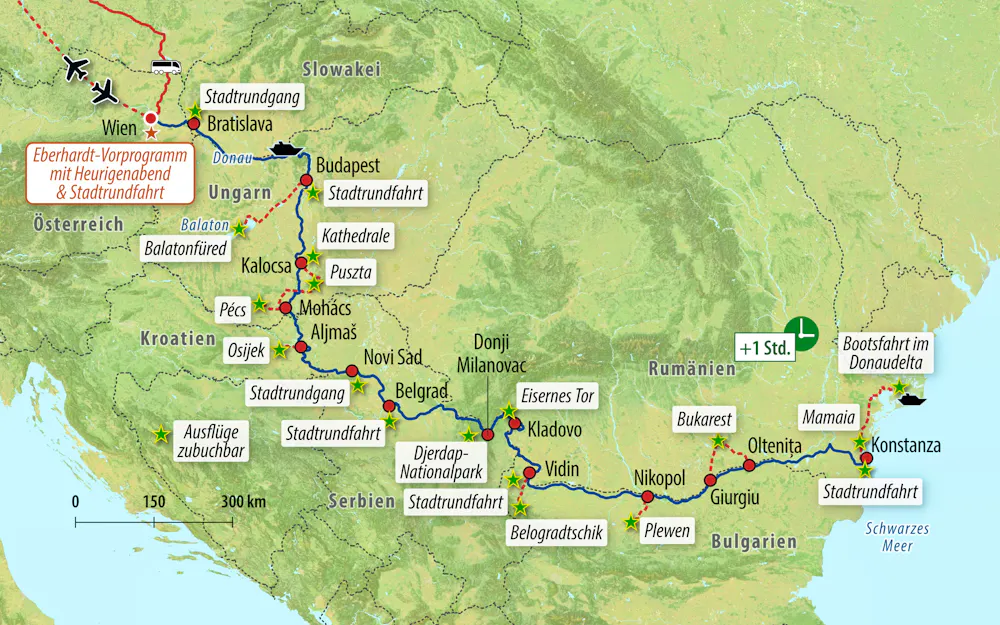 Ihre Reiseroute &ndash; &copy; Eberhardt TRAVEL