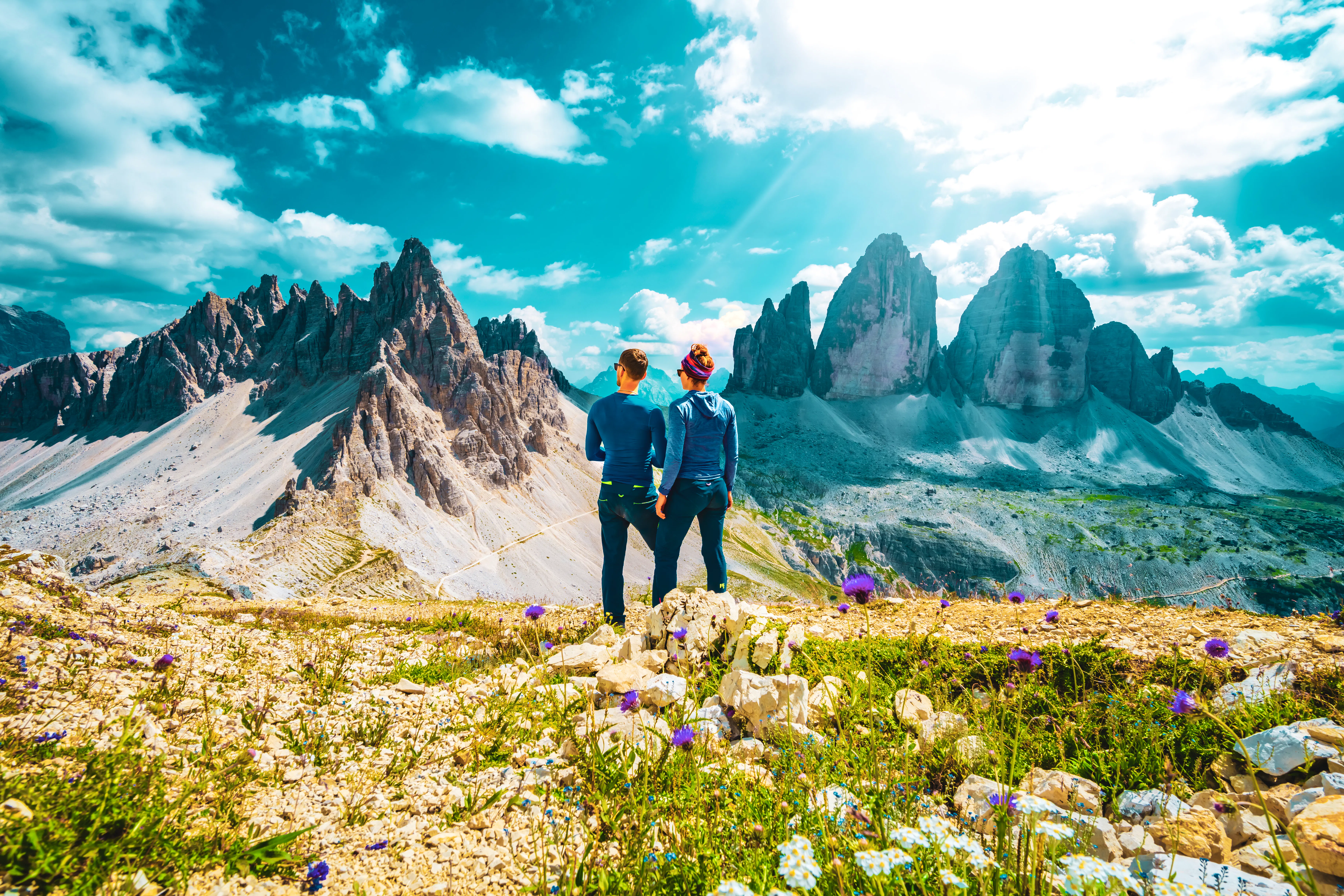 Die Drei Zinnen in den Dolomiten &ndash; &copy; Copyright 2023 Michael Lutz, All rights reserved.
