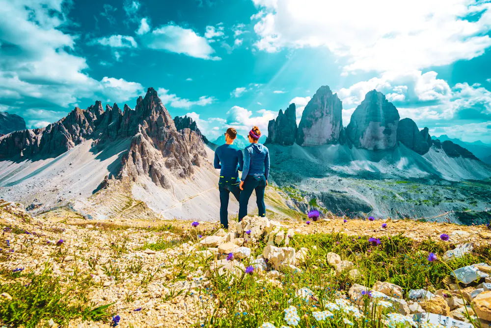 Die Drei Zinnen in den Dolomiten &ndash; &copy; Copyright 2023 Michael Lutz, All rights reserved.
