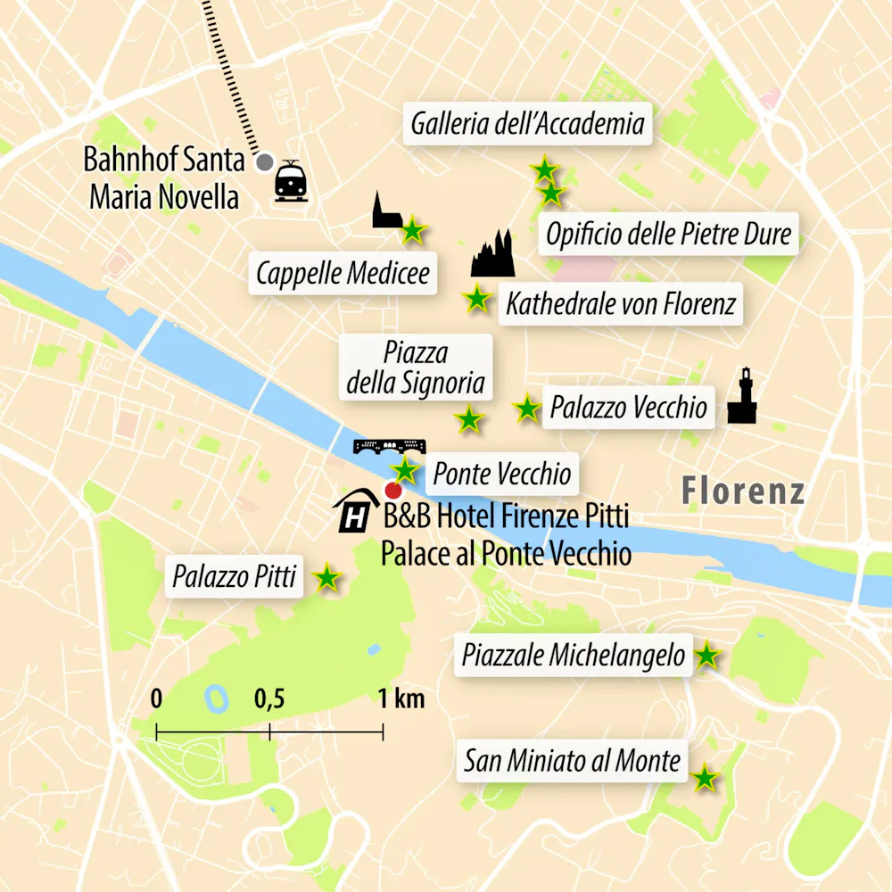 Ihre Reiseroute  &ndash; &copy; Eberhardt TRAVEL 