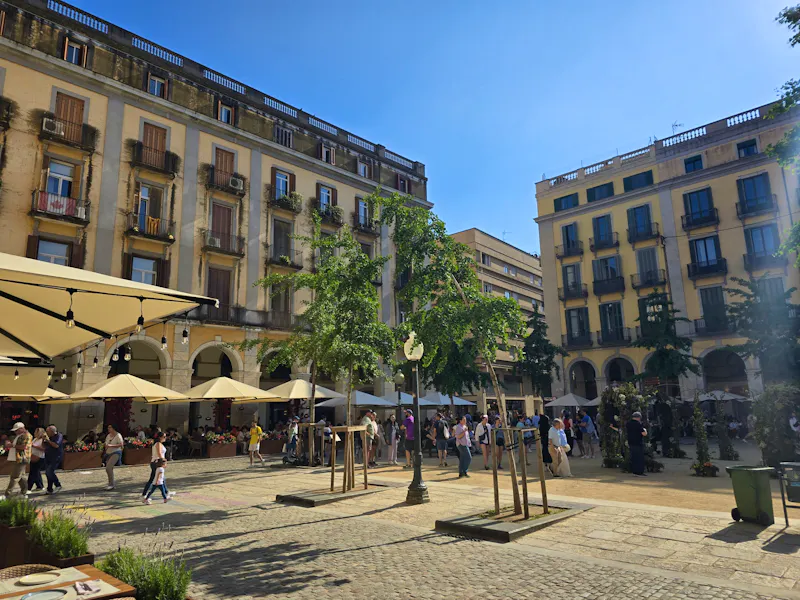 Marktplatz in Girona - &copy;Katrin Jähne - Eberhardt TRAVEL