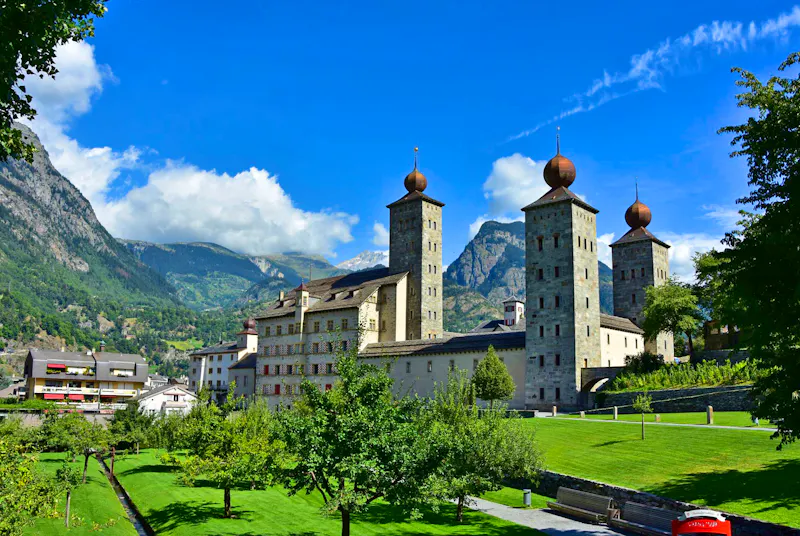 Brig - Stockalperpalast an der Alten Simplonpassstraße - &copy;Martin Buechner - Eberhardt TRAVEL