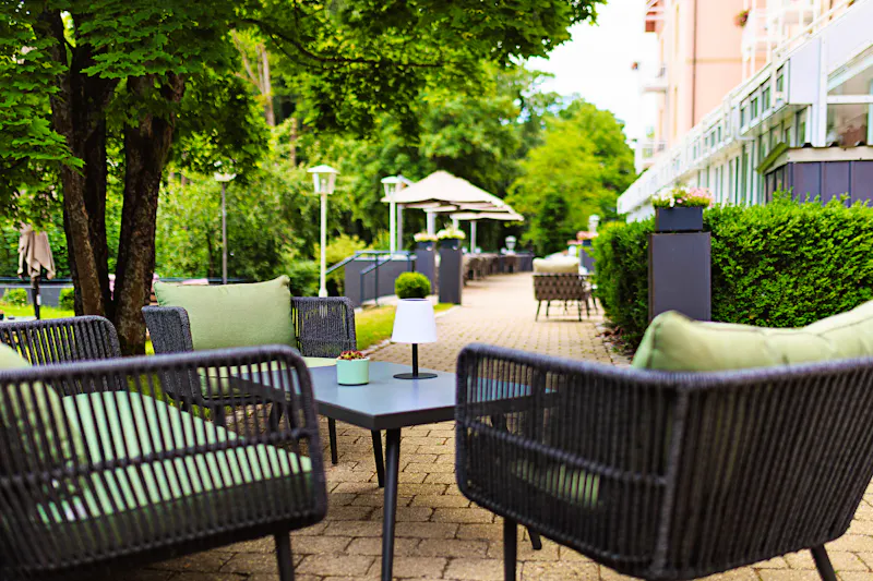 Bad Steben - relexa hotel - Terrasse &ndash; &copy;Copyright by Tauschers-Photography