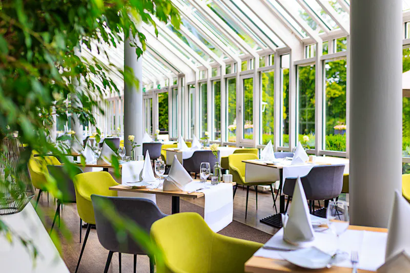 Bad Steben - relexa hotel - Wintergarten &ndash; &copy;Copyright by Tauschers-Photography