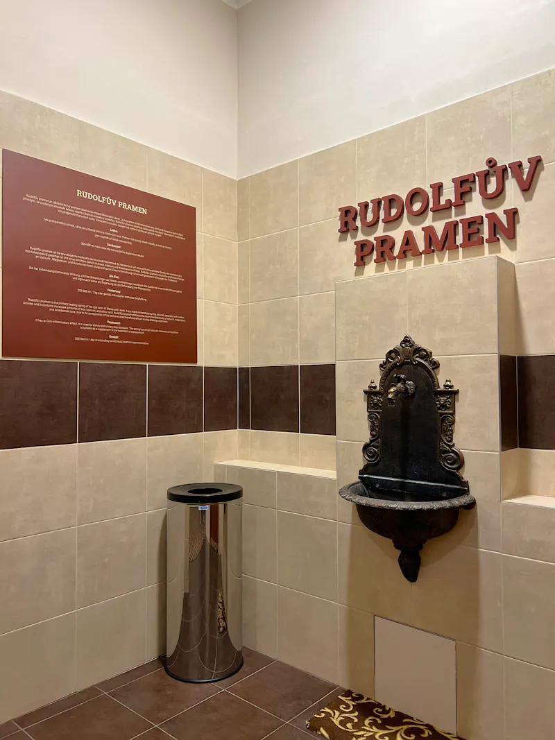 Marienbad - Hotel Reitenberger Medical Spa - Rudolf-Quelle &ndash; &copy;Reitenberger Spa Medical Marienbad