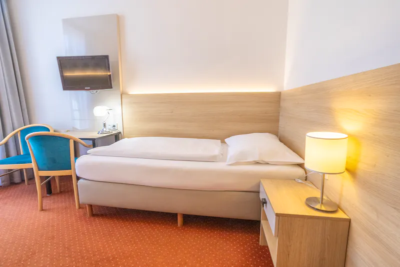 Hotel Flora Marienbad - Zimmerbeispiel Einzelzimmer &ndash; &copy;Hotel Flora Marienbad
