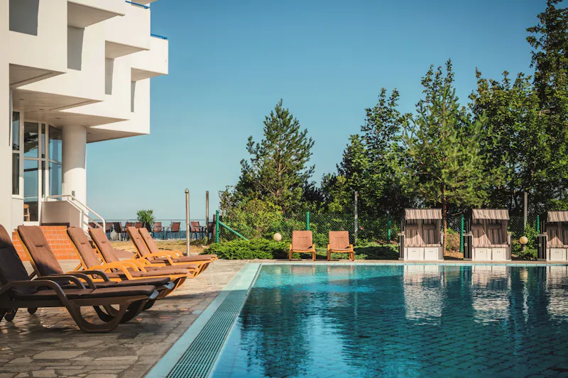 Aussenpool im Vienna House Amber Baltic Miedzyzdroje &ndash; &copy;IdeaSpa Travel