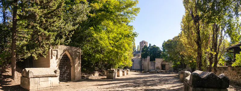 Begräbnisstätte Alyscamps aus der Antike - Arles, Frankreich  - &copy;Suzanne Plumette - stock.adobe.com