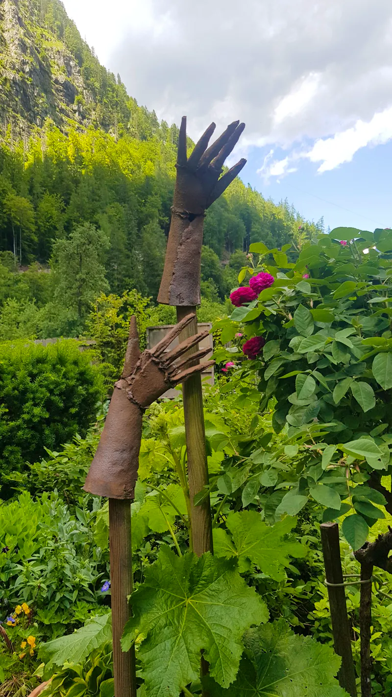 Hallstatt - im Garten von Uli und Vinzenz  - &copy;Anke Nicke - Eberhardt TRAVEL