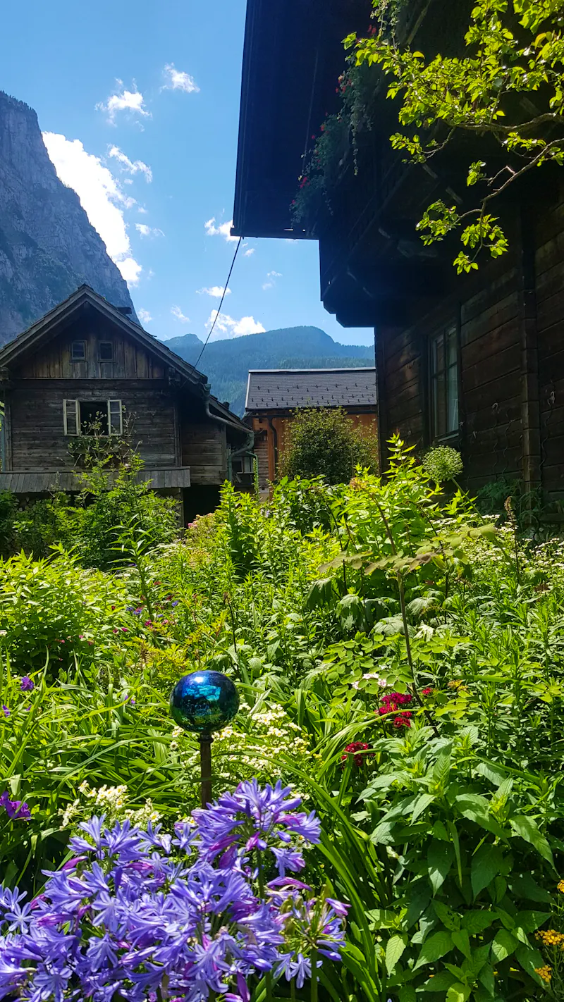 Hallstatt - im Garten von Uli und Vinzenz  - &copy;Anke Nicke - Eberhardt TRAVEL