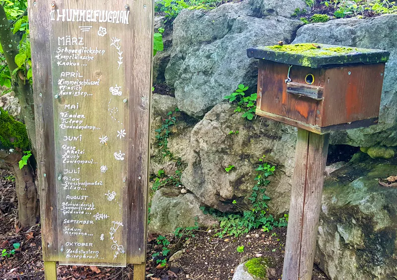 Bad Goisern - im Garten von Rainer und Doris - insektenfreundlicher Garten mit Pflanzen für Hummeln - &copy;Anke Nicke - Eberhardt TRAVEL