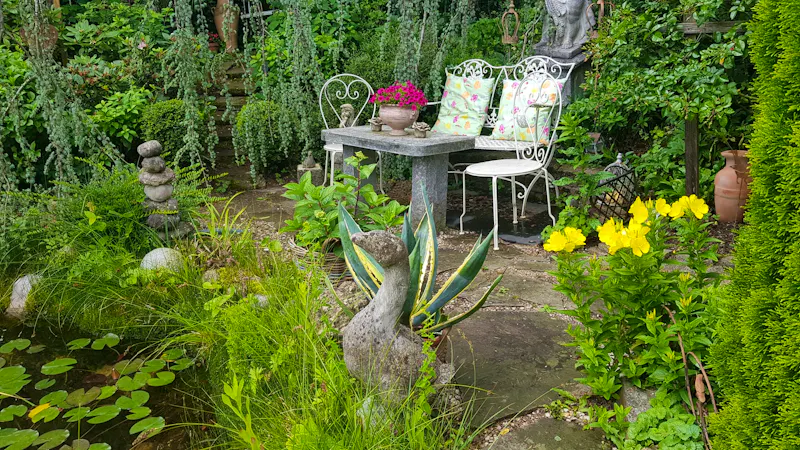 Strobl - im Garten von Elisabeth  - &copy;Anke Nicke - Eberhardt TRAVEL