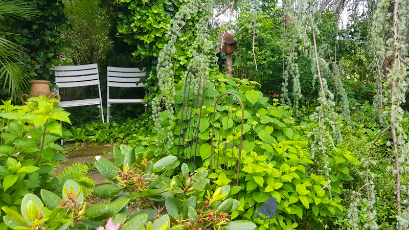 Strobl - im Garten von Elisabeth  - &copy;Anke Nicke - Eberhardt TRAVEL