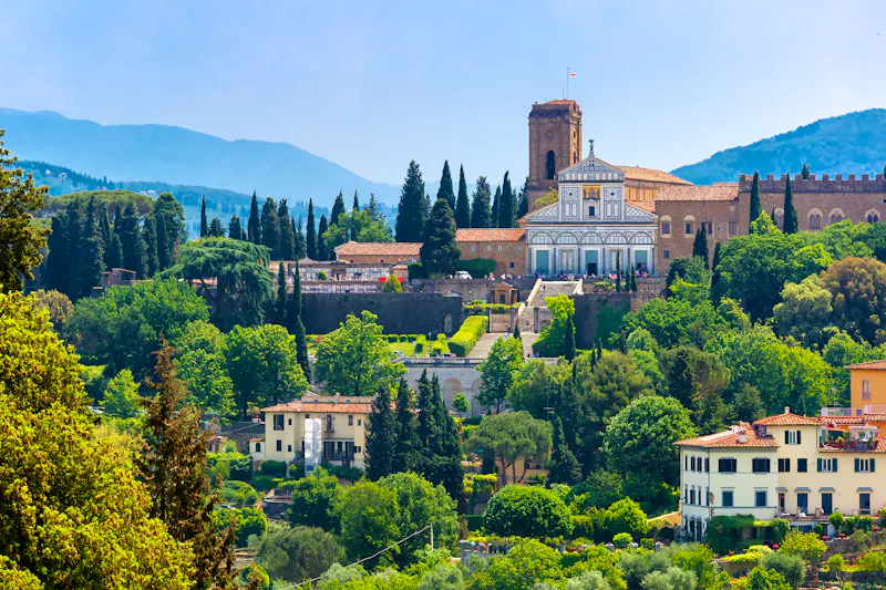 Basilika San Miniato al Monte - Kirche in Florenz, Italien  - &copy;Kavalenkava - stock.adobe.com