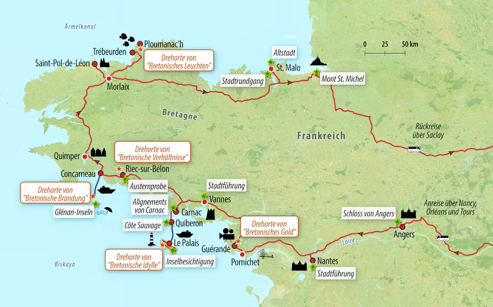 Ihre Reiseroute &ndash; &copy; Eberhardt TRAVEL