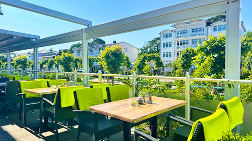 Strandhotel Baabe - Restaurant Terrasse  &ndash; &copy; Strandhotel Baabe