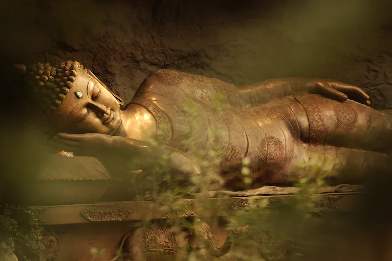 Bronze Buddha des botanika in Bremen - &copy;bbotanika Bremen