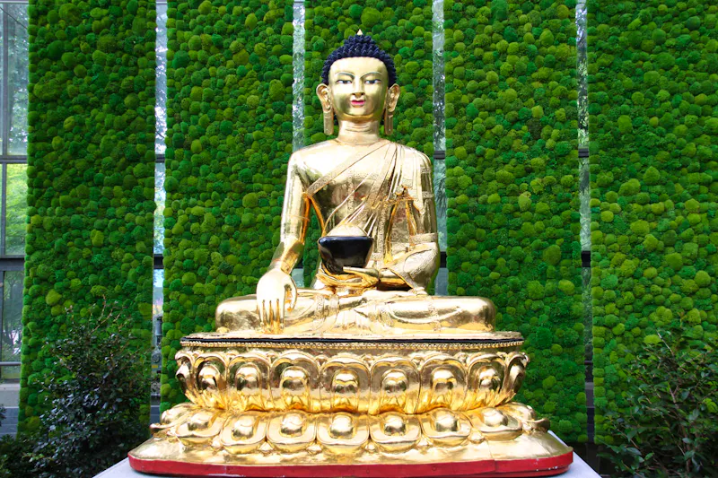 Friedens-Buddha des botanika in Bremen - &copy;bbotanika Bremen
